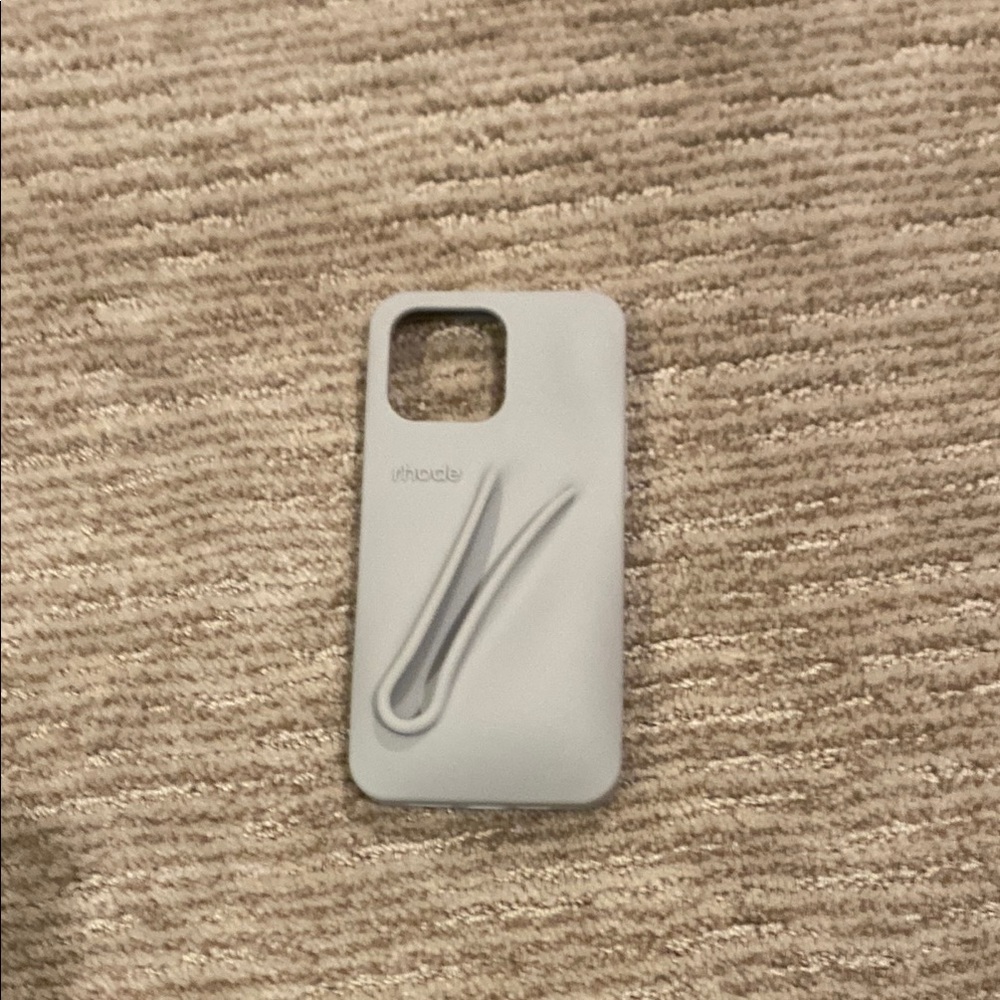RHODE Gray Protective Phone Case for Style and Durability